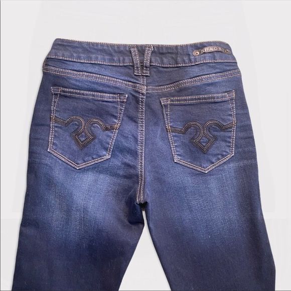 BUFFALO BLU | Faye Mid Rise Straight Stretch Jeans - Picture 3 of 6